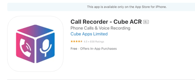 record WhatsApp Call